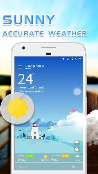 桌面天气免费版v365
